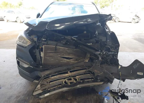 2017 Hyundai Santa Fe Sport 2.4L from USA, damaged, VIN 5XYZU3LBXHG383574